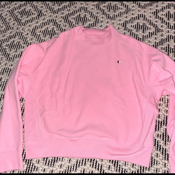 Champion Sweaters - Hot pink champion crew neck